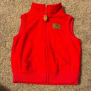 Carter's Bright Red Fleece Vest for Kids
